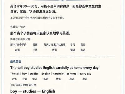 英语语法急救系列